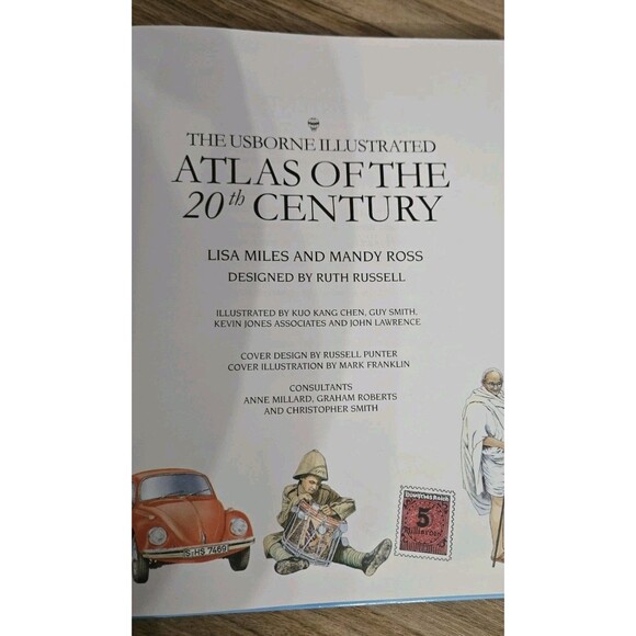 The Usborne Illustrated Atlas Of The 20th Century Hardcover Educational Book - Picture 6 of 6
